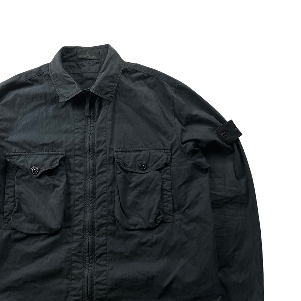 Stone Island 2019 Navy Ghost Overshirt - XL