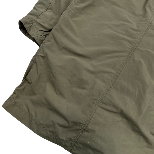 Stone Island 2018 Khaki Micro Reps Primaloft Parka Long Jacket - Large