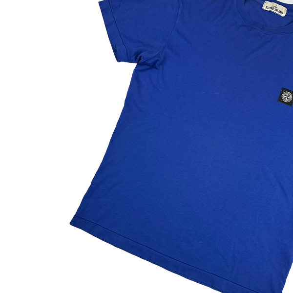 Stone Island Blue Short Sleeved T Shirt - Large