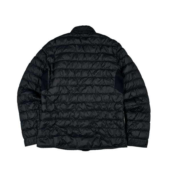 Stone Island 2018 Black Micro Yarn Down Overshirt - Large