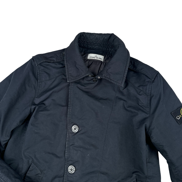 Stone Island 2018 Navy Primaloft Lined David TC Trench Coat - Large