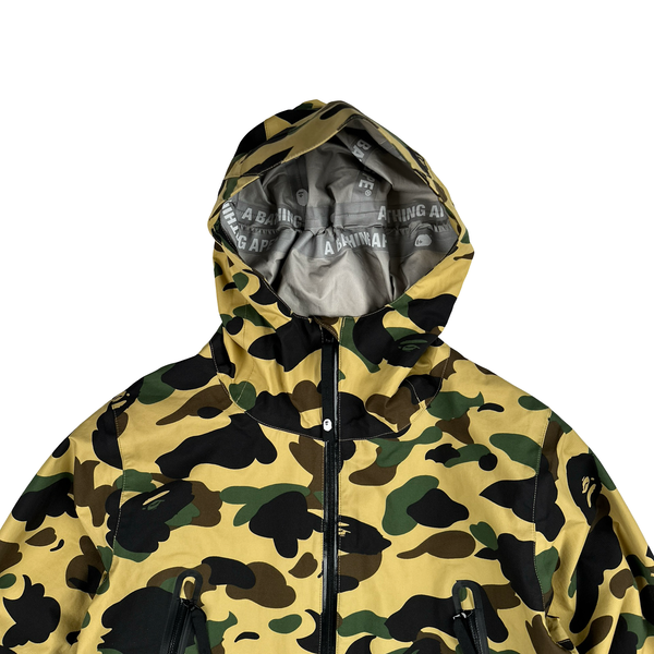 BAPE Goretex Camo Classic Multi-Pocket Long Jacket - Medium