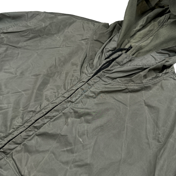 Stone Island Grey 2007 Nylon Metal Hooded Jacket - XXL