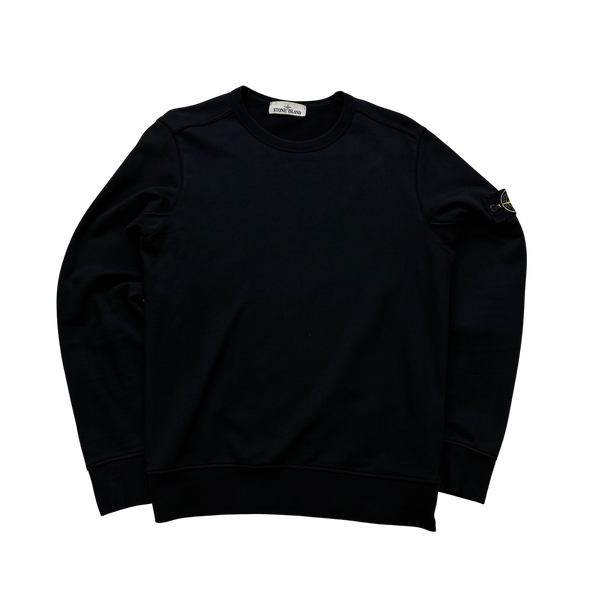 Stone Island 2019 Black Crewneck Sweatshirt - Small