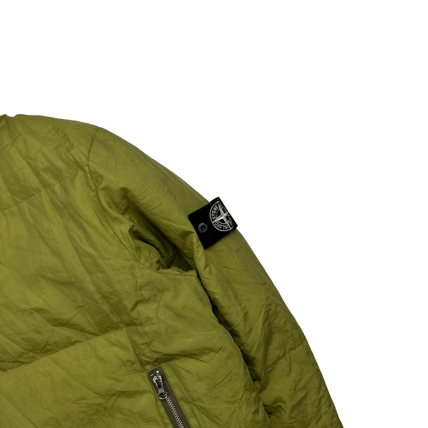 Stone Island AW2000 Hooded Green Pure Metal Shell - XL