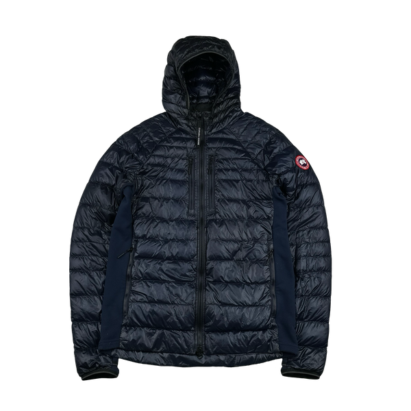 Canada Goose Navy Premium Down Hybridge Puffer Jacket - Large