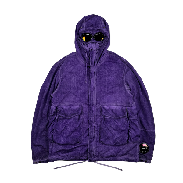 CP Company x Palace Purple Nylon La Mille Goggle Jacket - Medium
