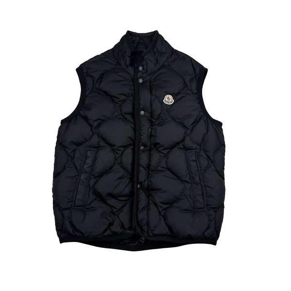 Moncler Canut Gilet Black Gilet Jacket - Medium