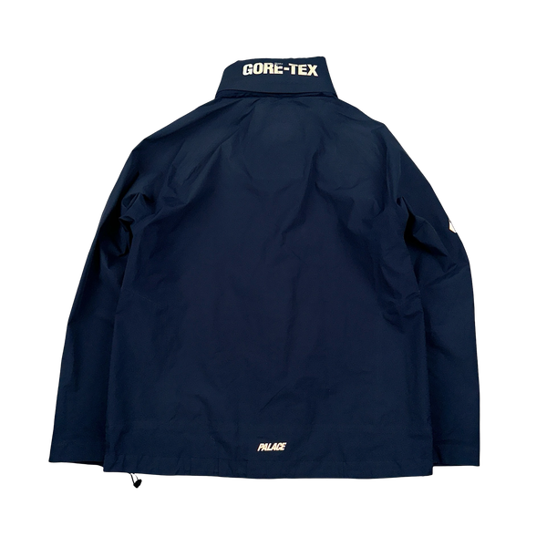 Palace Navy Reflective Spellout Gore-Tex Palicite Shell Jacket - Large