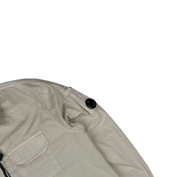 CP Company Light Pink Cotton Lens Viewer Overshirt - XXL