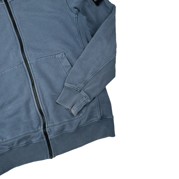 Stone Island 2016 Blue Zipped High Neck Jumper - XL