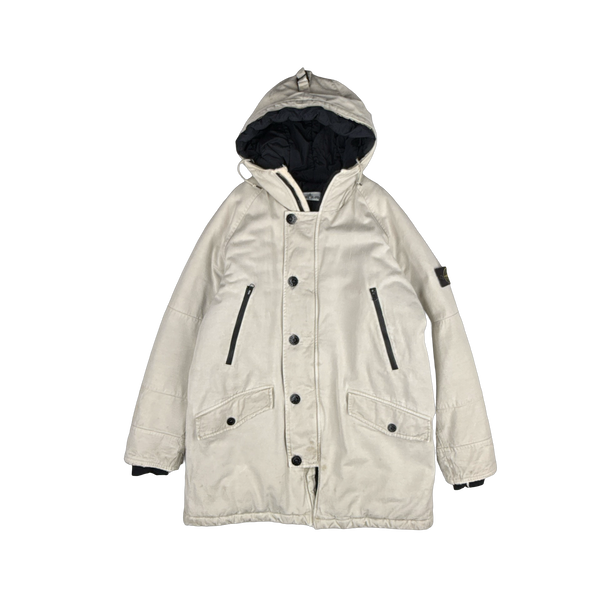 Stone Island 2012 Beige Organic Sheen Jacket - XXL