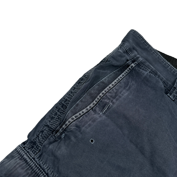 Stone Island 2016 Navy Cotton Cargo Shorts - 31"