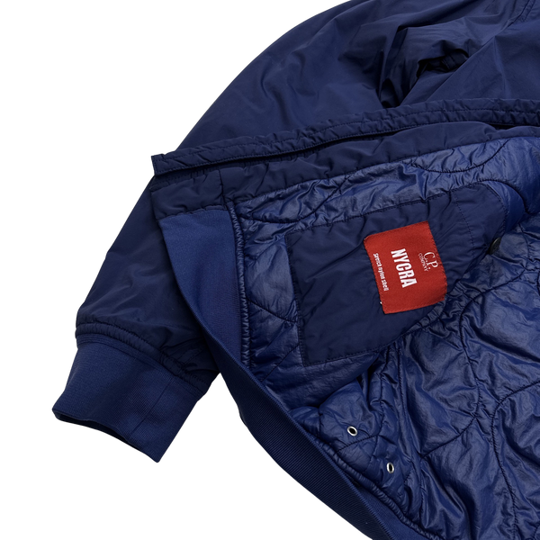 CP Company Navy Nycra Quilted Jacket - XL