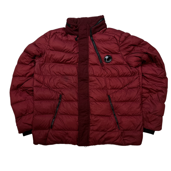 CP Company Deep Red DD Shell Puffer Jacket - 3XL