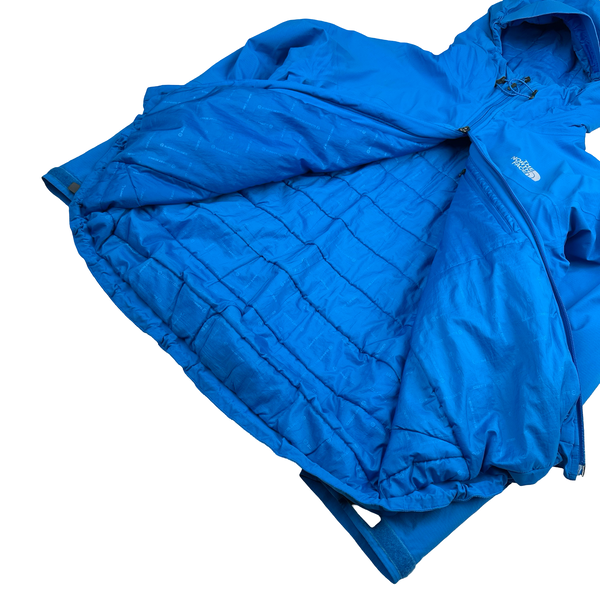 North Face Summit Series Blue Hyvent Alpha Hooded Jacket - Large