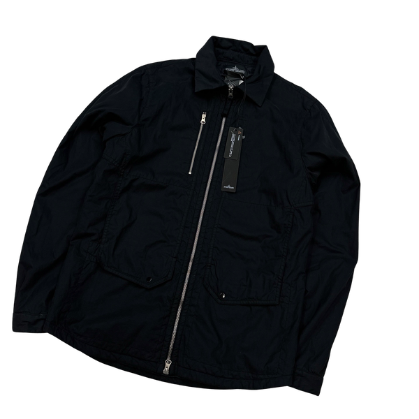 Stone Island Dark Navy Shadow Project Padded Overshirt - Small