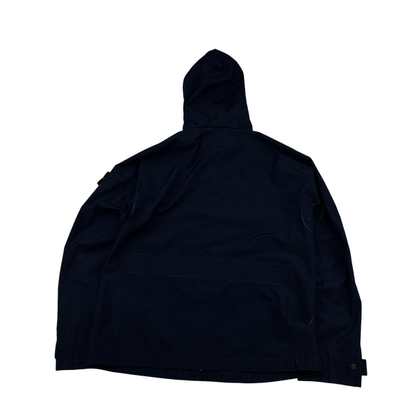 Stone Island 2016 Navy Tank Shield Multi Layer Hooded Jacket - Small