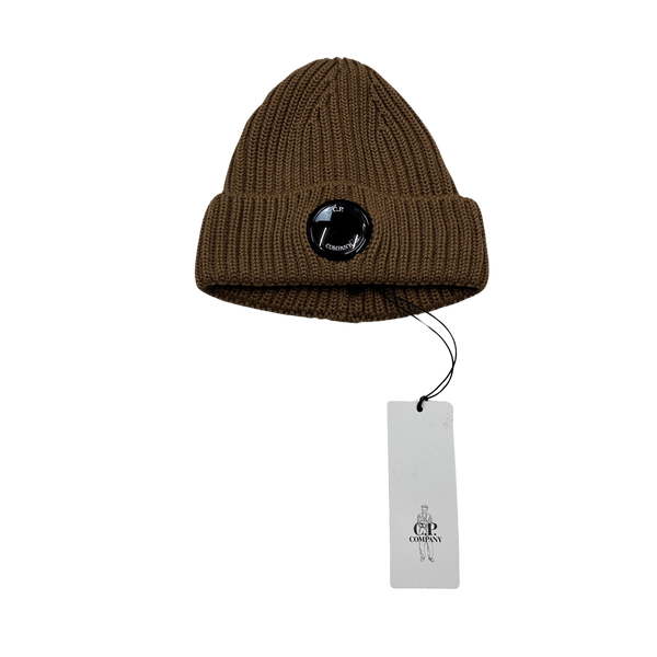 CP Company Ribbed Wool Lens Viewer Beanie