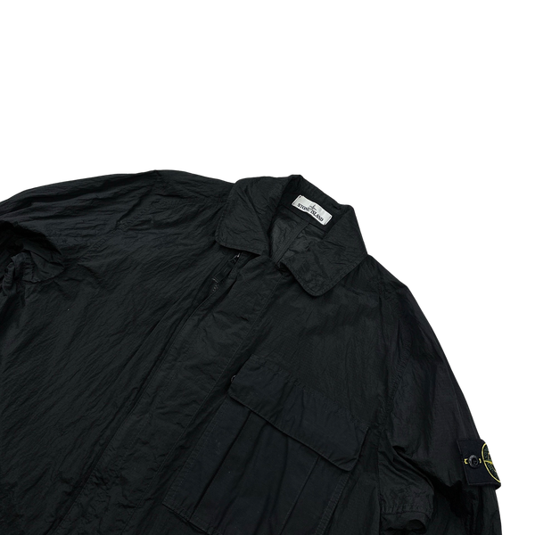 Stone Island 2019 Nylon Metal Watro Ripstop Long Jacket - Large
