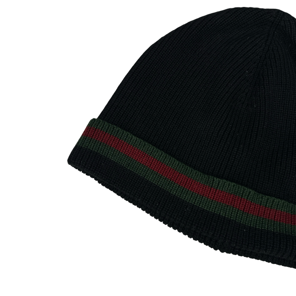 Gucci Classic Striped Silk Beanie