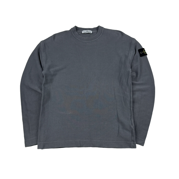 Stone Island 2017 Grey Pullover Crewneck Sweatshirt - Small