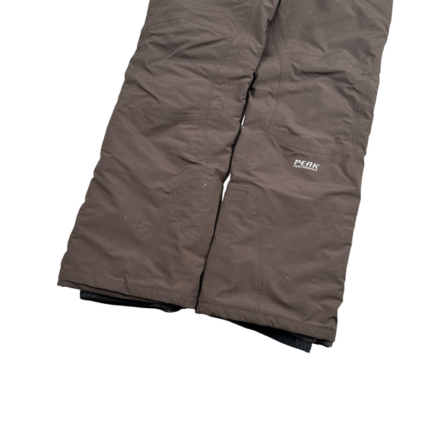 Peak Performance Brown Gore-Tex Fleece Lined Ski Trousers - Medium