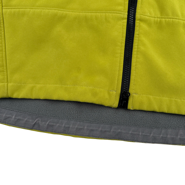 CP Company Olive Soft Shell Goggle Hooded Zipped Jacket - XXL