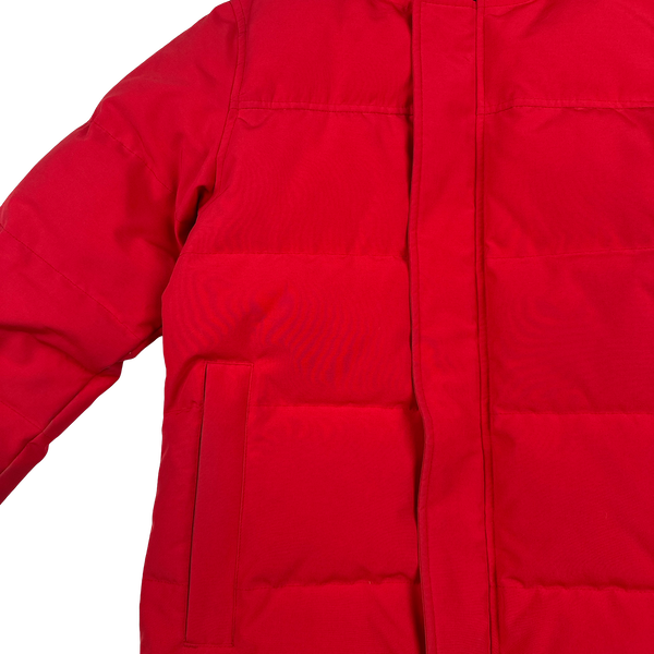 Canada Goose Red Macmilan Premium Down Parka Jacket - Small