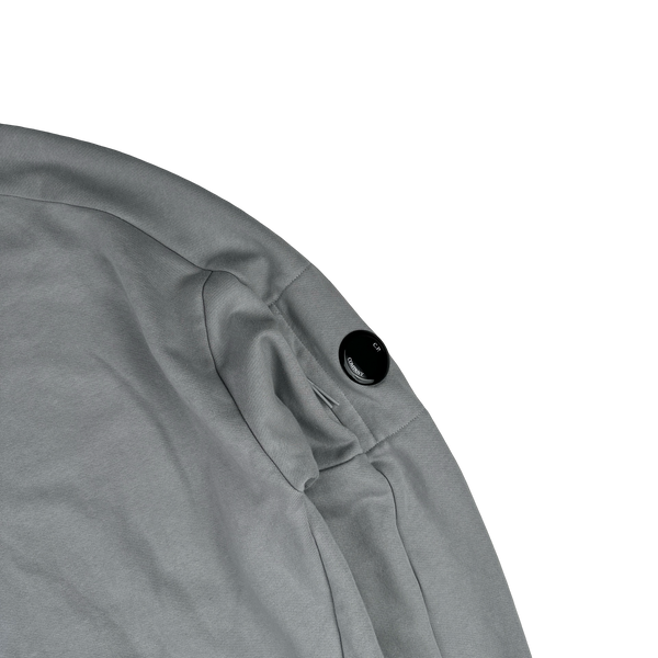 CP Company Grey Quarter Zip Lens Viewer Pullover - 3XL