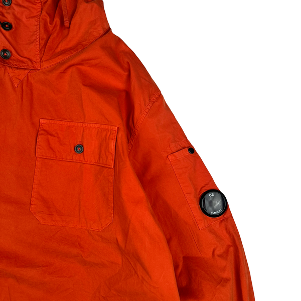 CP Company Orange Cargo pocket Pullover Cotton Smock Jacket - XL