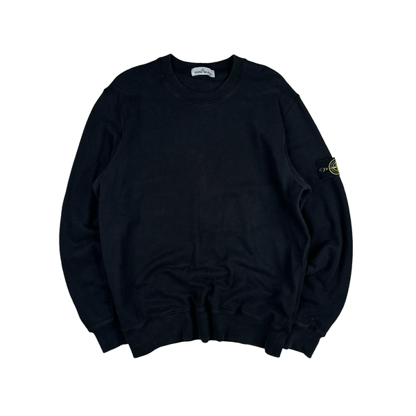 Stone Island 2021 Black Crewneck Sweatshirt Jumper - XL
