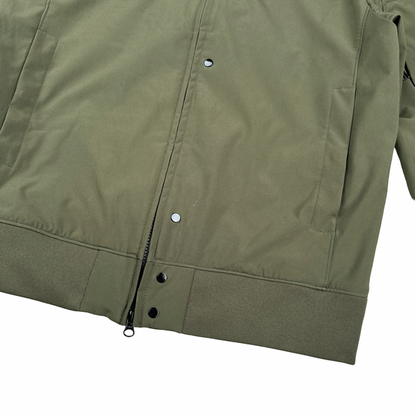 CP Company Khaki Soft Shell Bomber Jacket Large Mat s Island