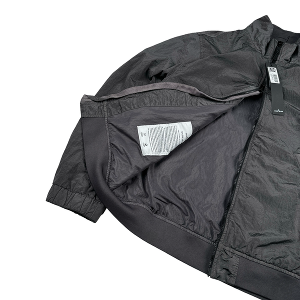 Stone Island 2026 Grey Nylon Metal Zipped Jacket - Large