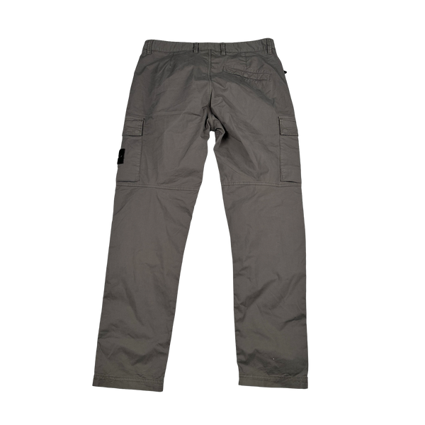 Stone Island 2024 Taupe Regular Fit Cargos - 31"