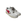Load image into Gallery viewer, BAPE Red Star White Leather Trainers - Uk 8.5
