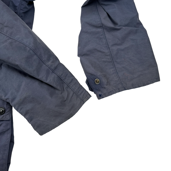 Stone Island Navy Micro Reps Multi Pocket Shield Jacket - Large