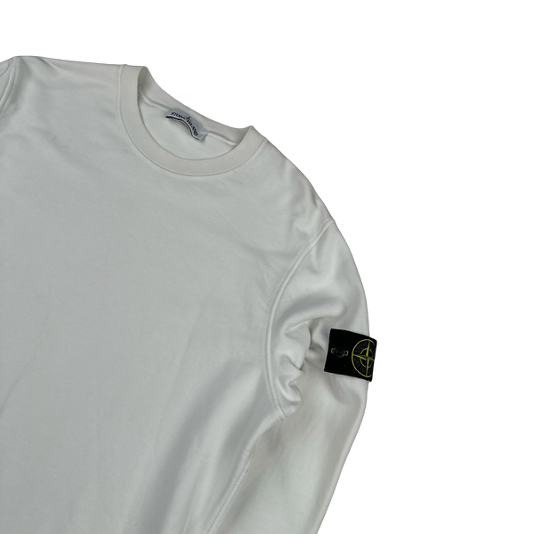 Stone Island 2021 White Crewneck Pullover Jumper - XL