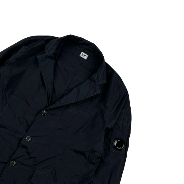 CP Company Navy Nycra Buttoned Blazer Jacket - XXL