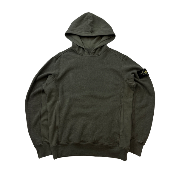 Stone Island 2016 Khaki Pullover Hoodie Medium Mat s Island