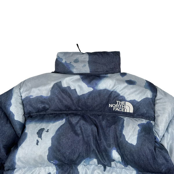 North Face X Supreme 700 FW/2021 Bleached Denim Down Filled Puffer Jacket - Medium