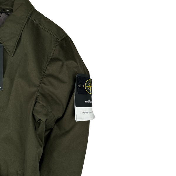 Stone Island 2015 Raso Gommato Dutch Rope Lined Khaki Jacket - XL