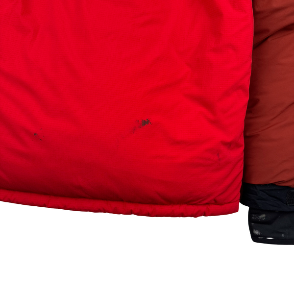 North Face Red Summit Series UIAA Hyvent Alpha Down Hooded Puffer Jacket - Medium