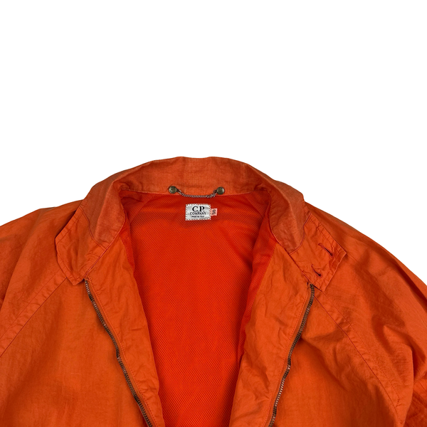 CP Company 1995 Orange Vintage Cotton HarringtonJacket - Large