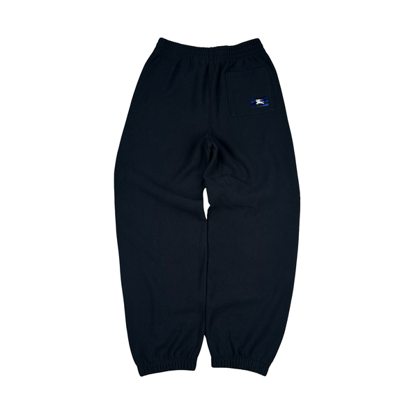 Burberry Thick Cotton Patch Baggy Joggers - Small