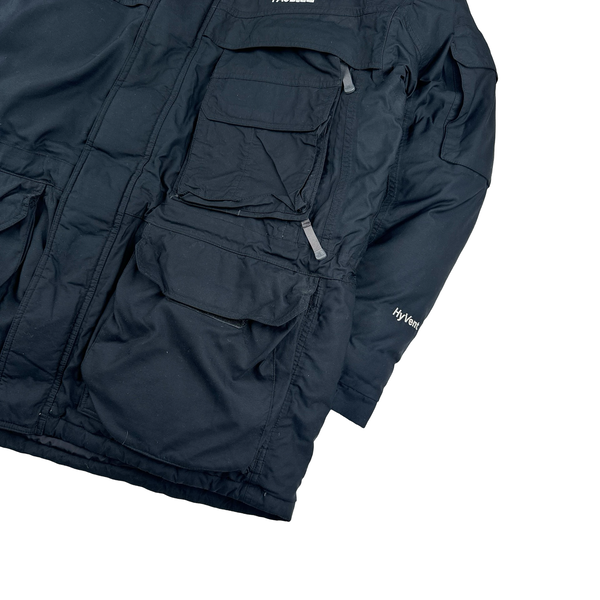North Face Black Hyvent Down Filled Winter Jacket - XL