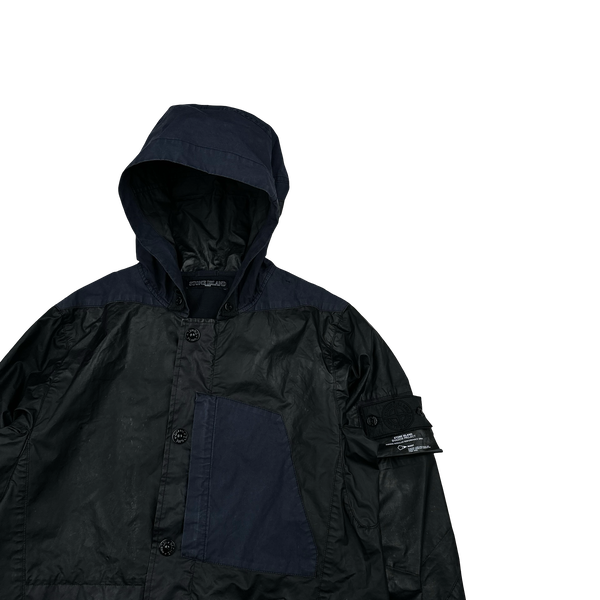 Stone Island 2013 Shadow Project Navy Gommato-R Hooded Jacket - Medium