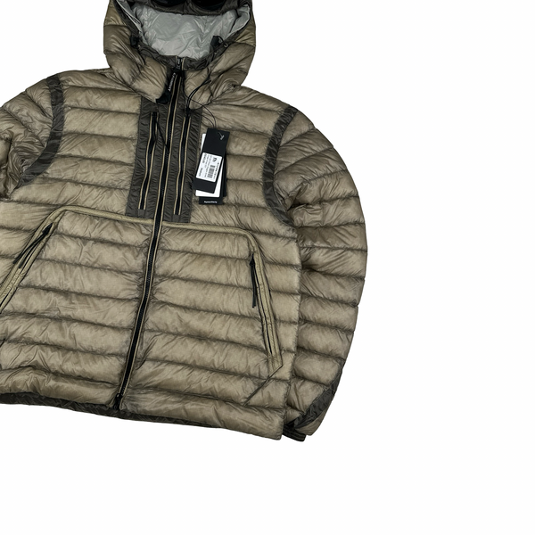CP Company Beige DD Shell Goggle Jacket - Medium