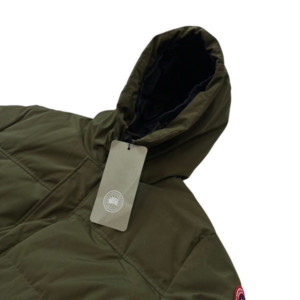 Canada Goose Khaki Premium Down Filled Hooded Puffer Parka - XXL
