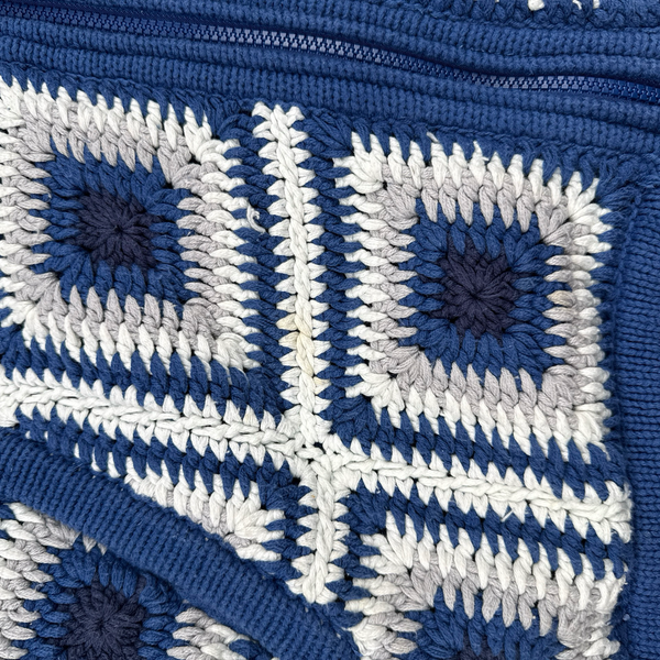 Supreme Thick Hand Woven Crochet Knit Knitted Jumper - Large